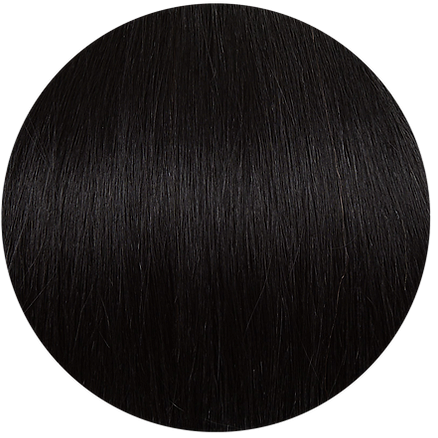 CLIP-IN 26 HAIR EXTENSIONS JET BLACK
