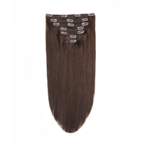 CLIP-IN 20" HAIR EXTENSIONS - BROWNS