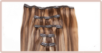 HIGHLIGHTS 24" CLIP-IN HAIR EXTENSIONS - BROWNS