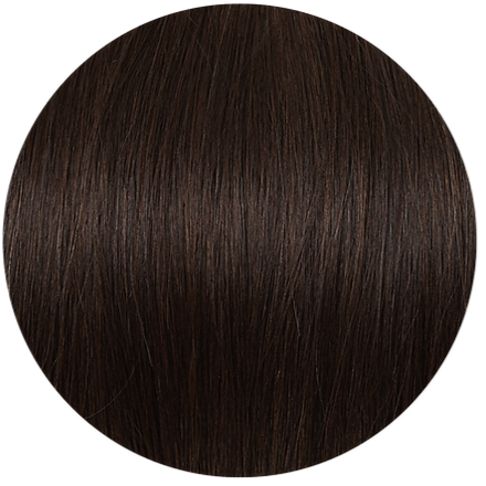 CLIP-IN 24 HAIR EXTENSIONS-DARK BROWN
