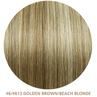 HIGHLIGHTS 24" MICRO WEFT HAIR EXTENSIONS - GOLDEN BROWN
